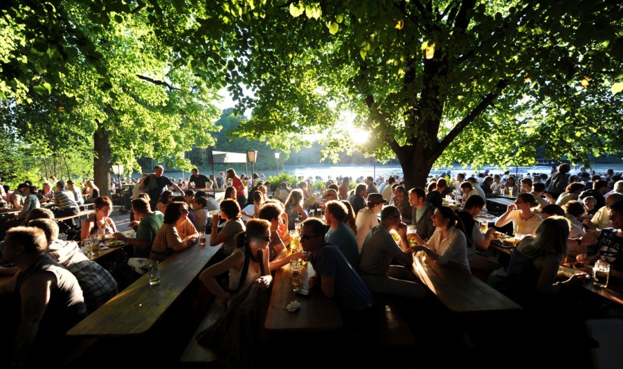 munich biergarten