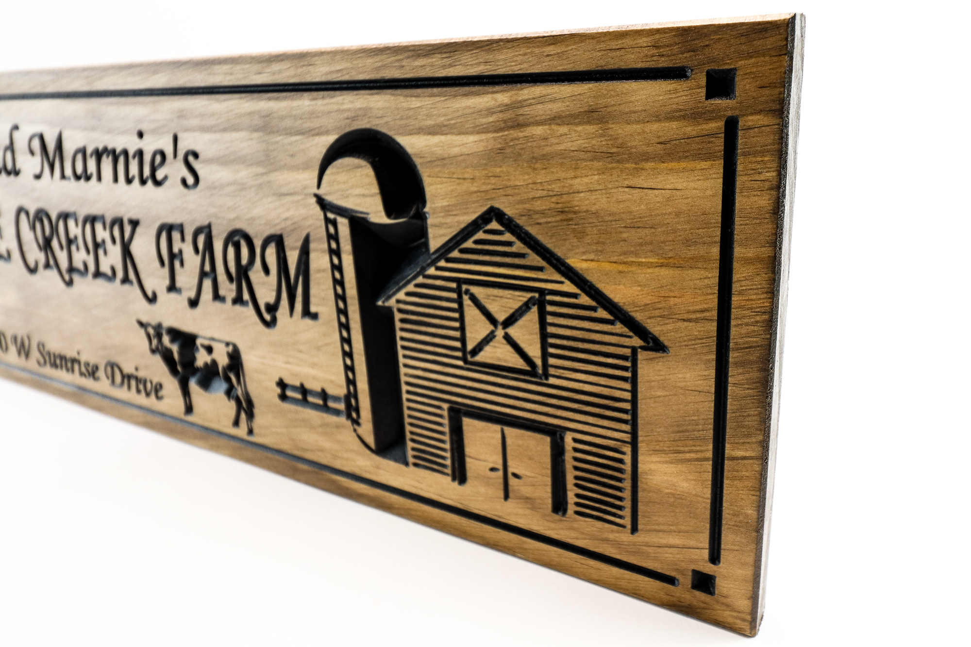 Farm Sign farm signs personalized farmhouse decor farmhouse decor sign with barn and chicken and cow. farm animal wooden sign 