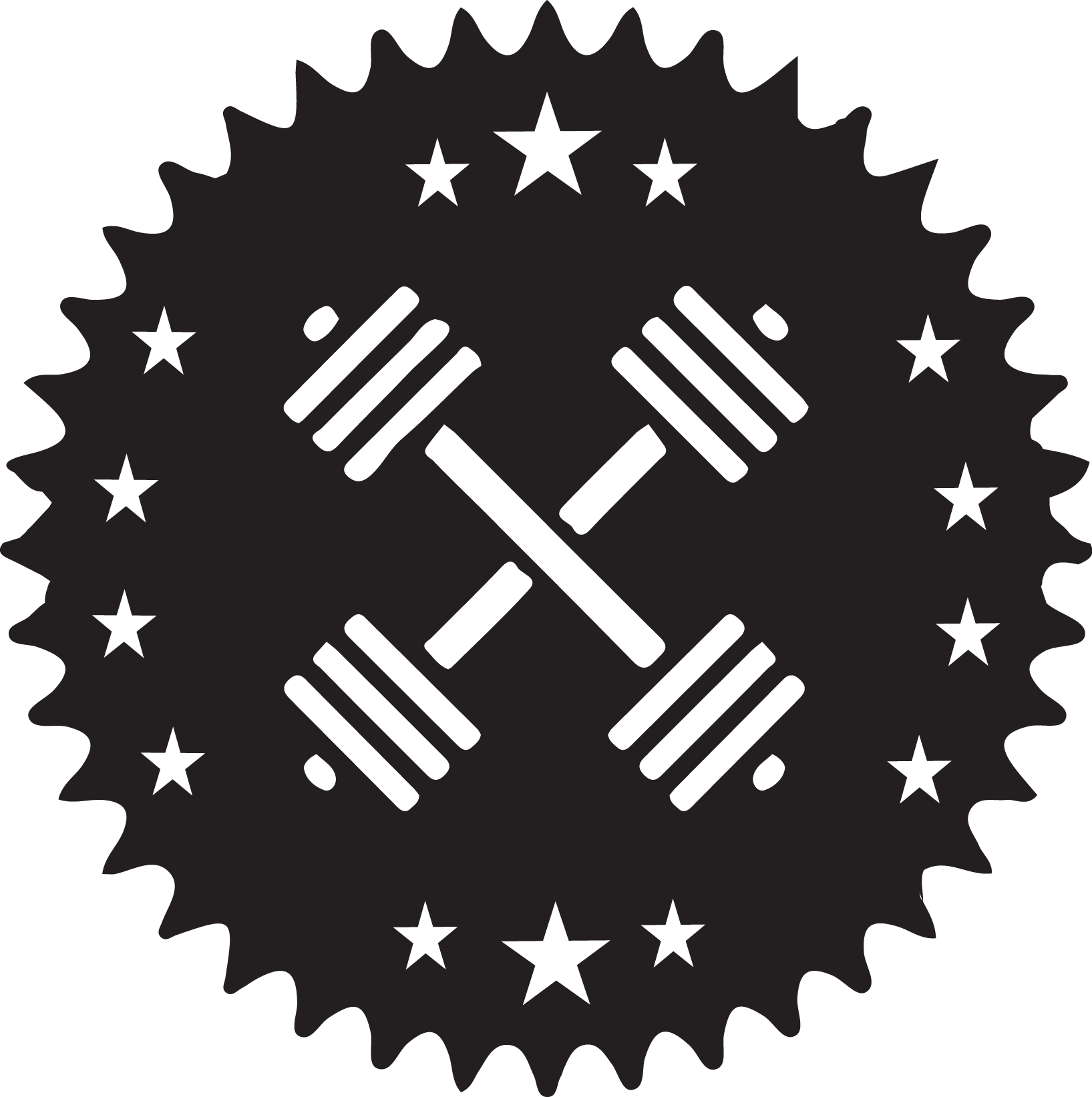 gym sign logo