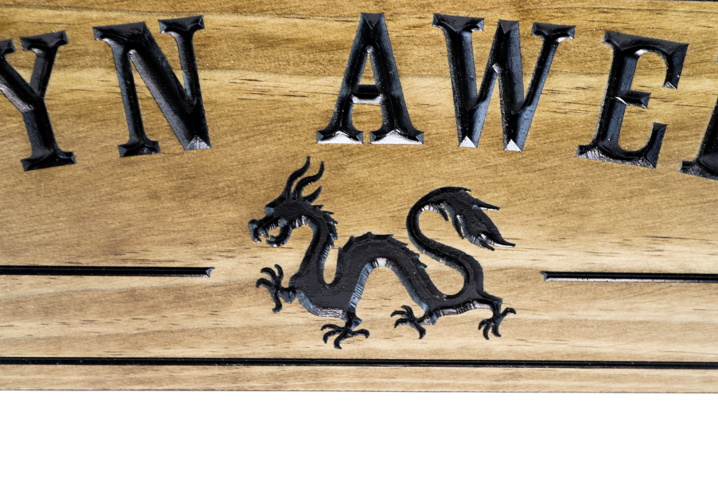 Welsh inspired custom sign