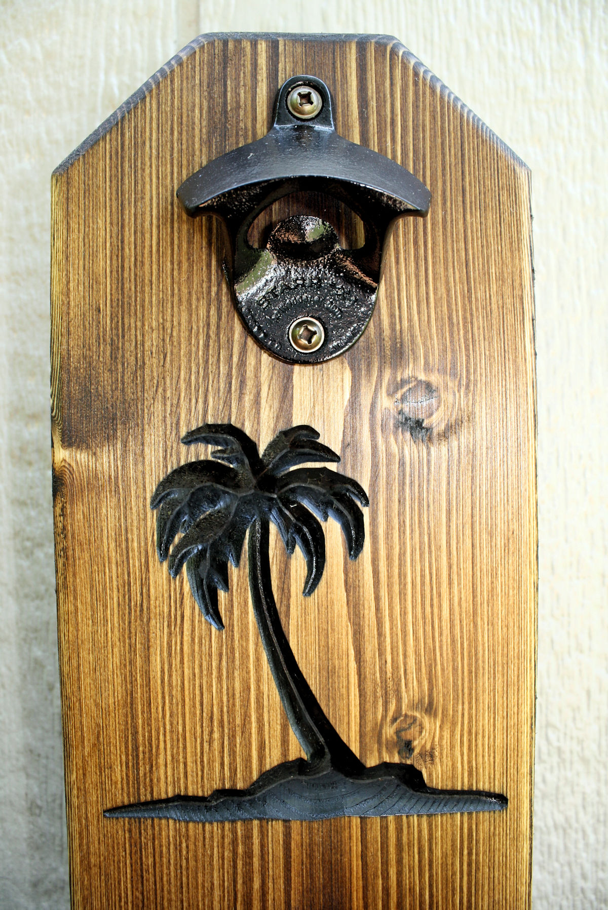 palm tree beer bottle opener