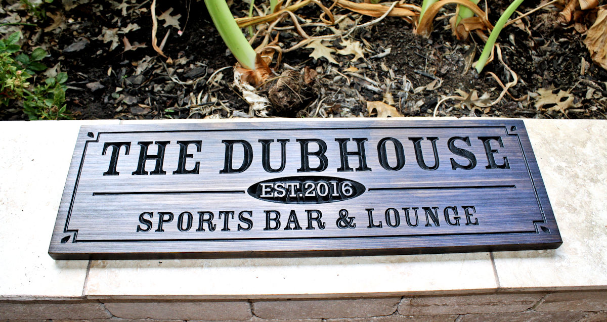 personalized wooden home bar sign