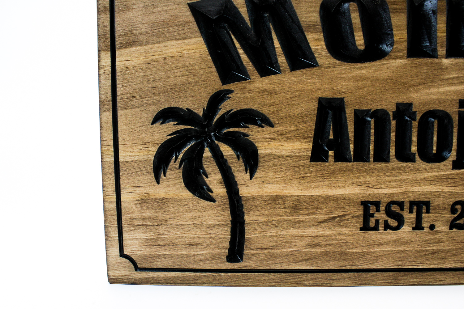Beach House sign | Palm tree sign | Beach bar wooden 